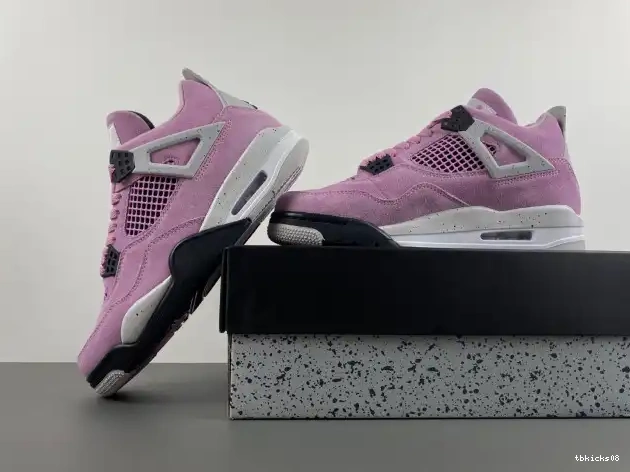 Reps TBkick AQ9129-501 Jordan WMNS Air 4 Orchid 0616